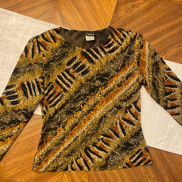 VINTAGE LIBRA ANIMAL PRINT M - Picture 3 of 6